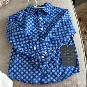 Blue Checkered boys Shirt